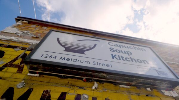 Capuchin Soup Kitchen sign