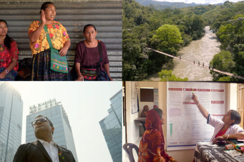 Four images of International video production