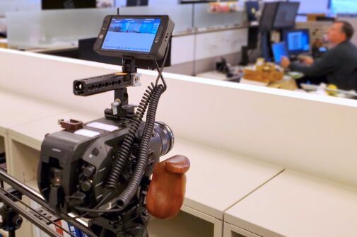 Sony FS7 behind the scenes